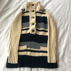 Lacoste women’s sweater black/cream/gray